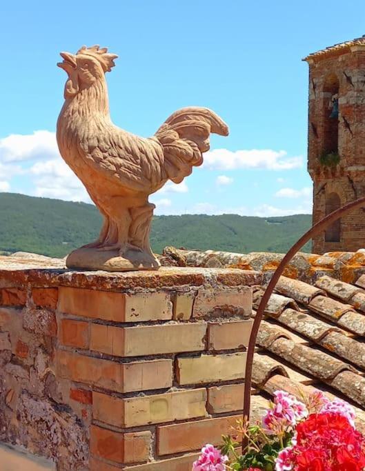 La Casa Del Gallo Radicondoli Eksteriør bilde